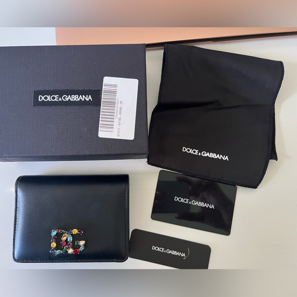 Dolce & Gabbana | Calfskin Leather Logo Folding Wallet